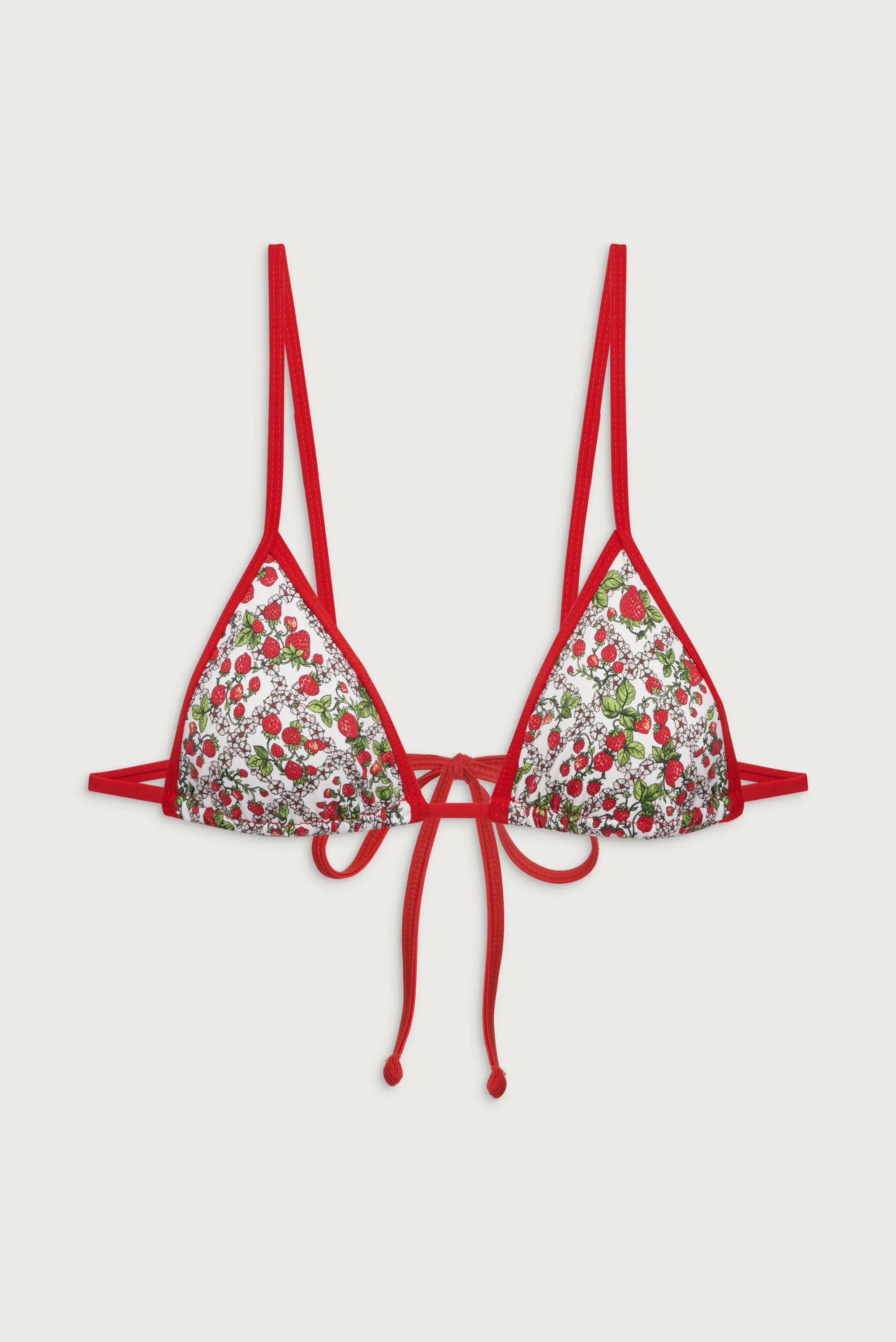 Lumia Triangle Bralette Bikini Top - Berry in Love