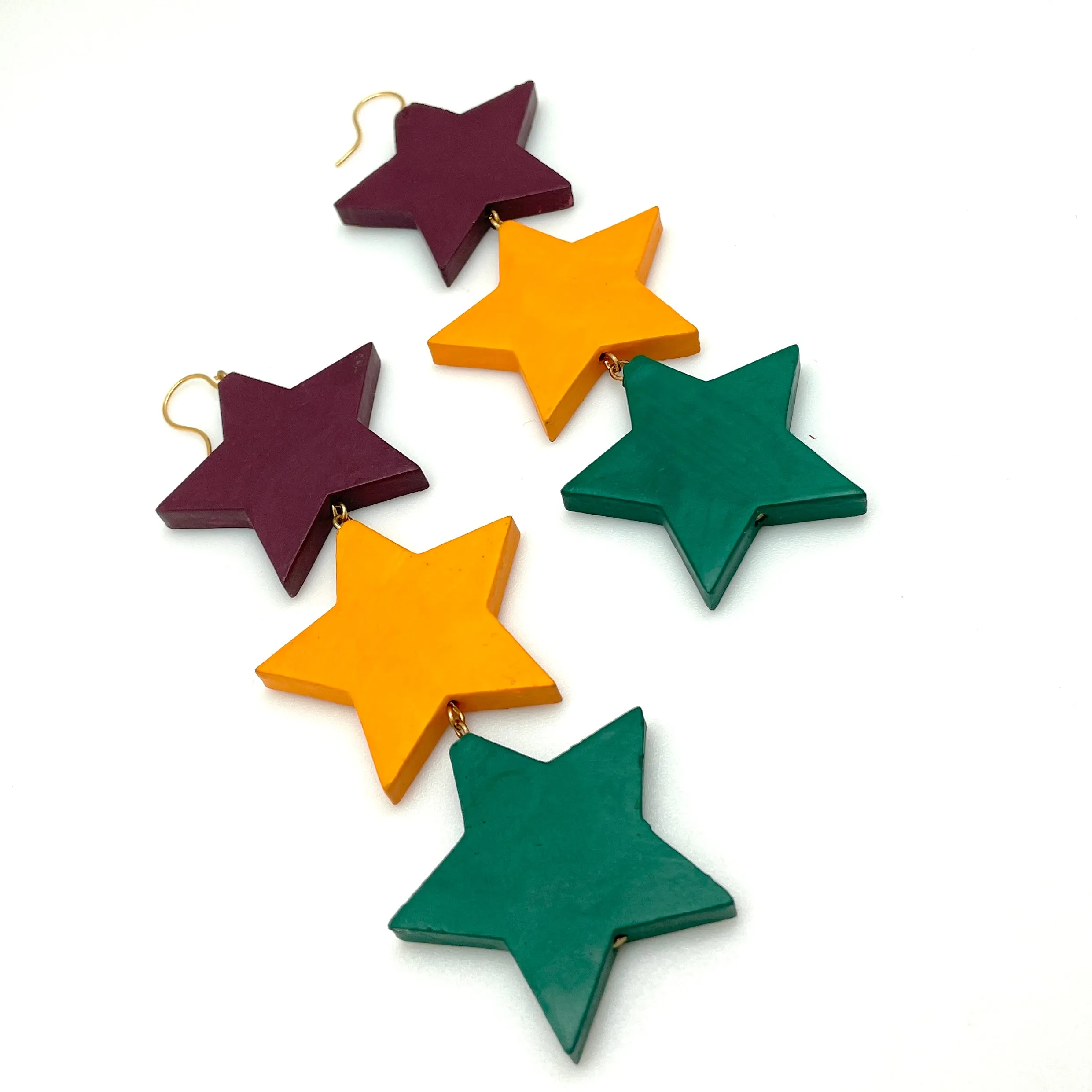 Mardi Gras Star Earring Kit