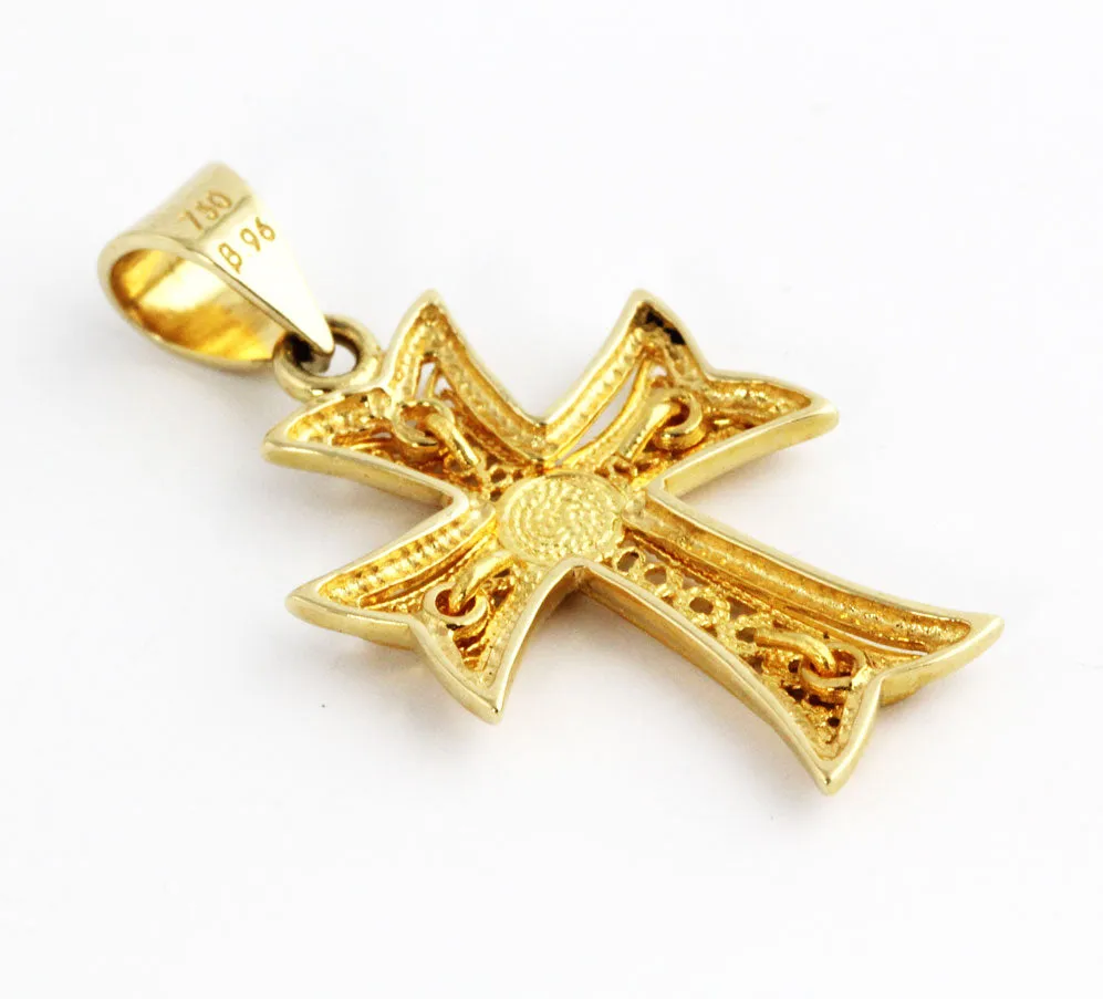 Martina Filigree Gold Cross