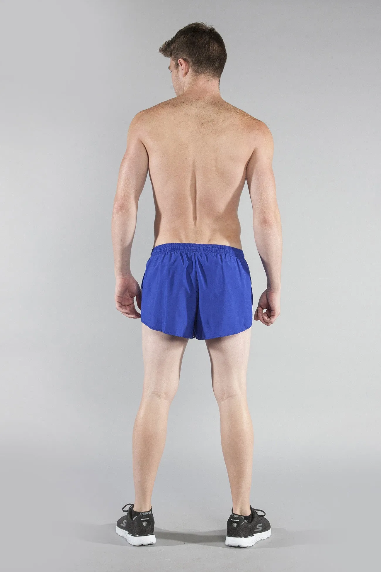 Men's 1" Elite Split Shorts- Royal