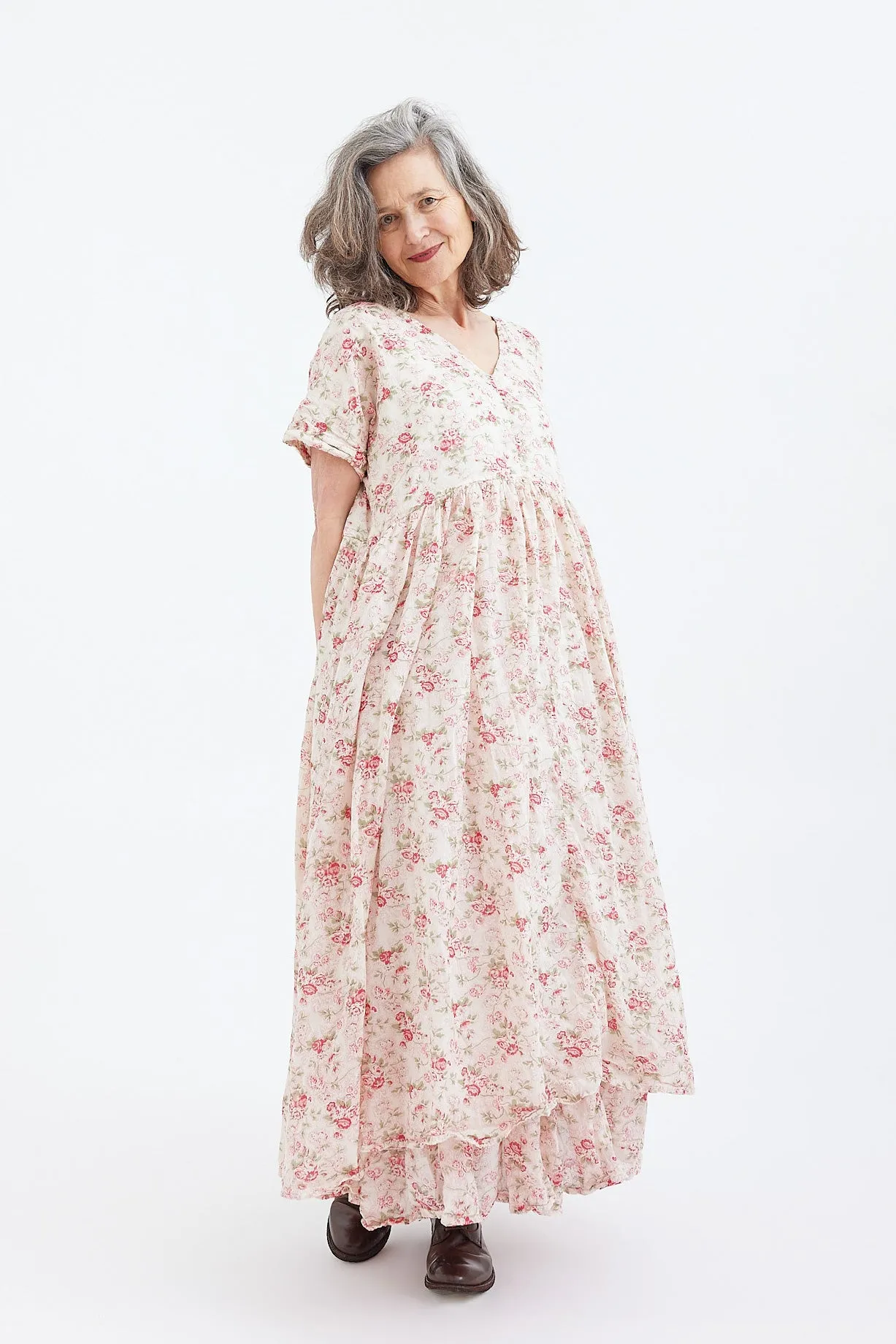 Metta - Flossie Dress - Cotton Voile - La Petite Rose