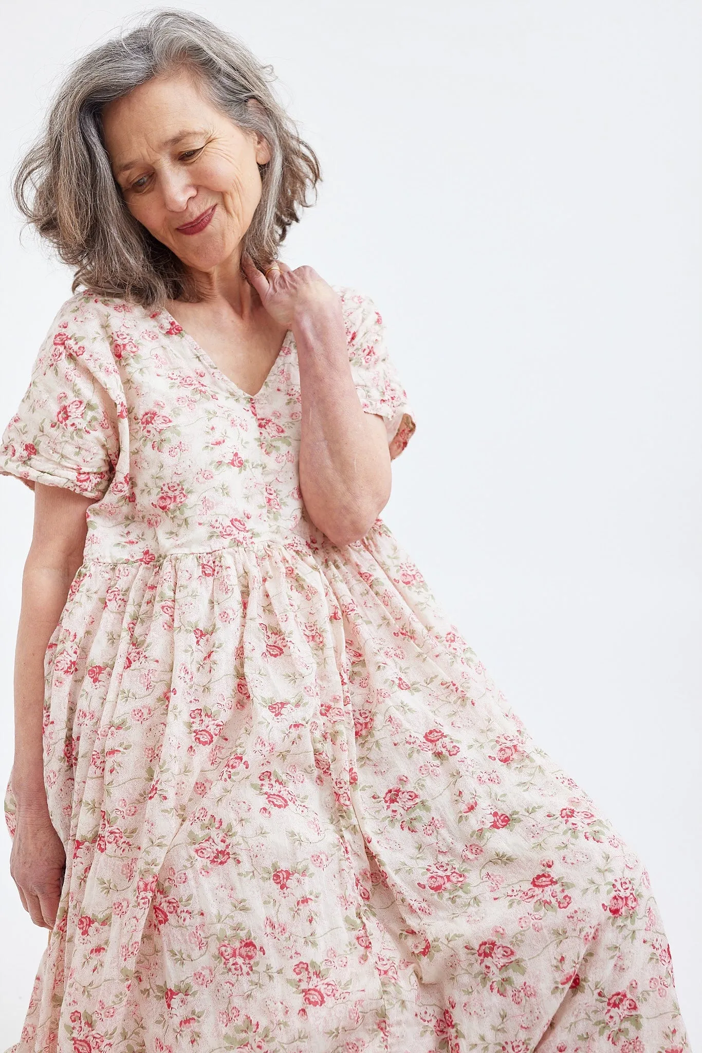 Metta - Flossie Dress - Cotton Voile - La Petite Rose