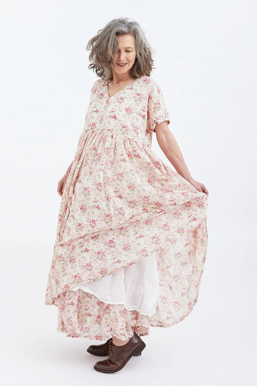 Metta - Flossie Dress - Cotton Voile - La Petite Rose