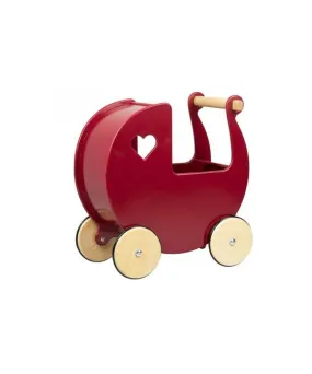 Moover Pram - Solid Red