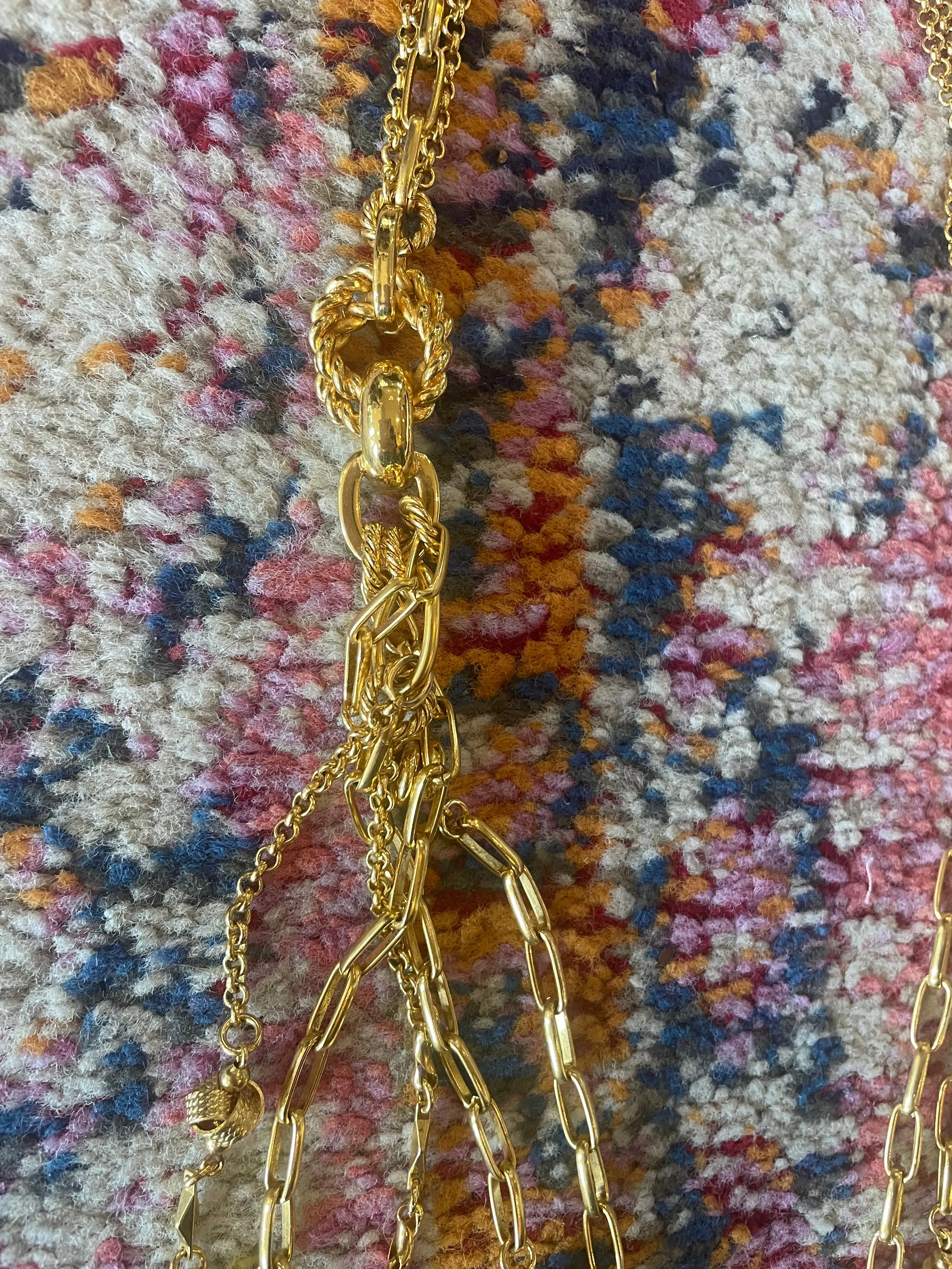 Multi Strand Chain Necklace