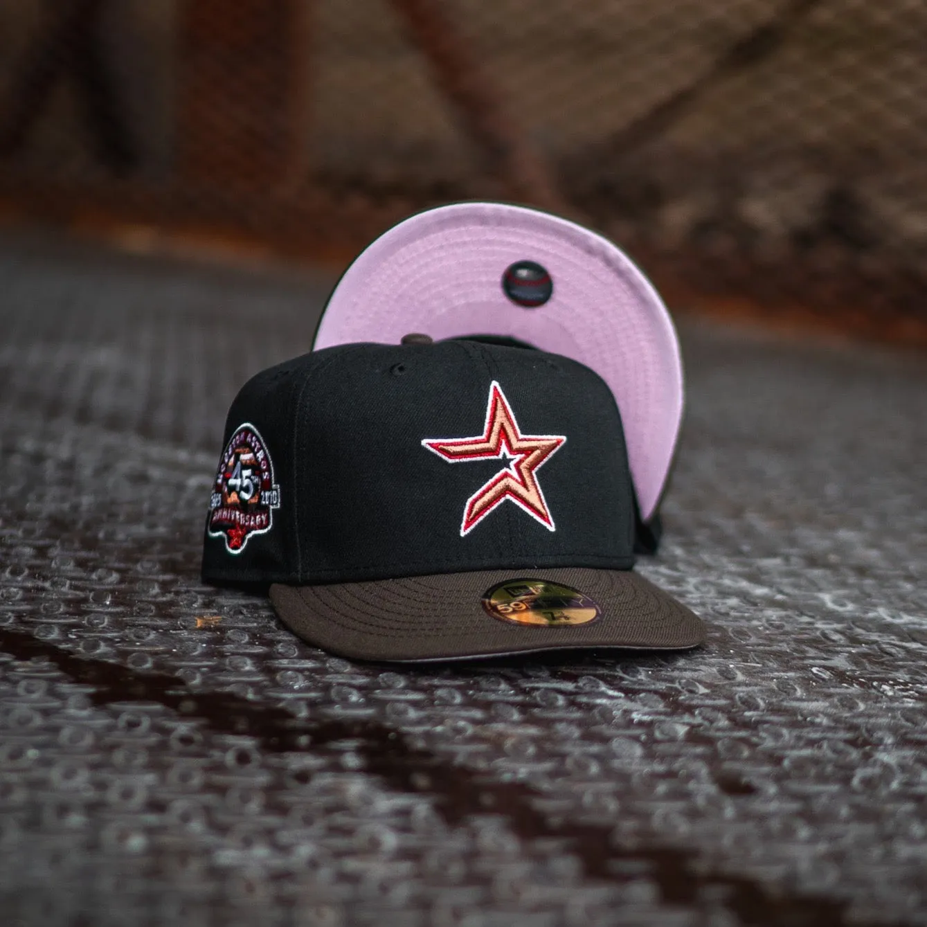 New Era Houston Astros 45th Anniversary Pink UV (Black/Mocha)