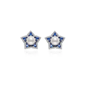 Ocean Star Freshwater Pearl Earrings WE00085