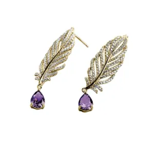 Orelia Amethyst Earrings