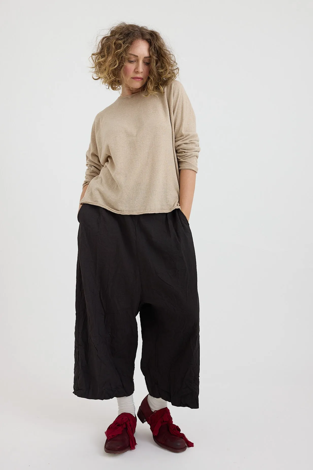 Pas de Calais - Crinkle Sarouel Pants