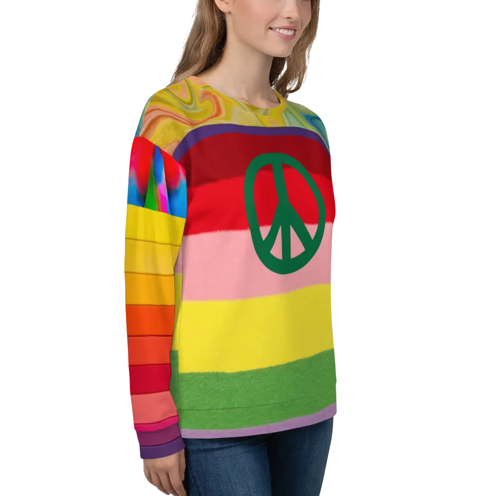 Peace Love & Rainbows Sweatshirt