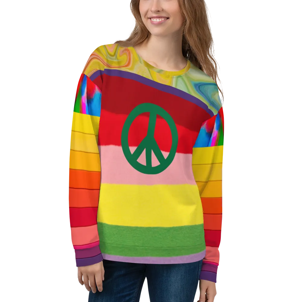 Peace Love & Rainbows Sweatshirt