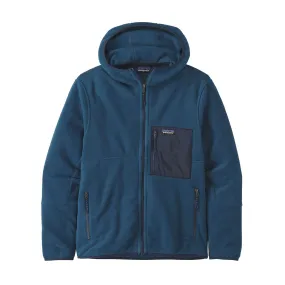 Pile Patagonia Microdini Fleece Hoody Blu