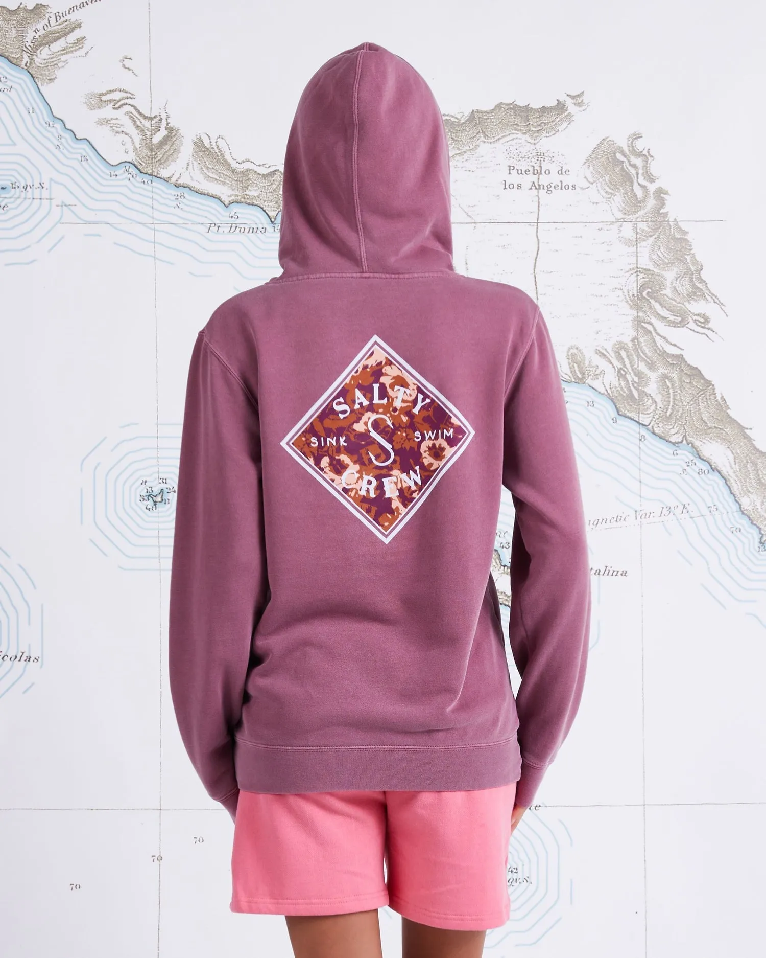 Retro Tippet Boyfriend Hoody Women's