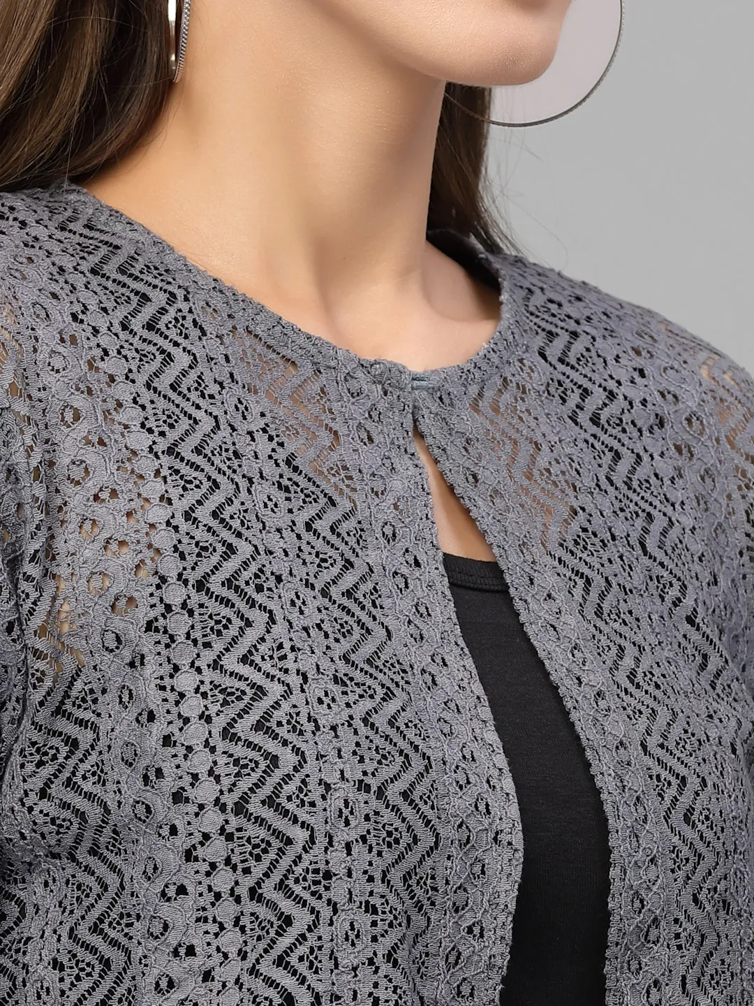 Style Quotient Women Grey Shrug