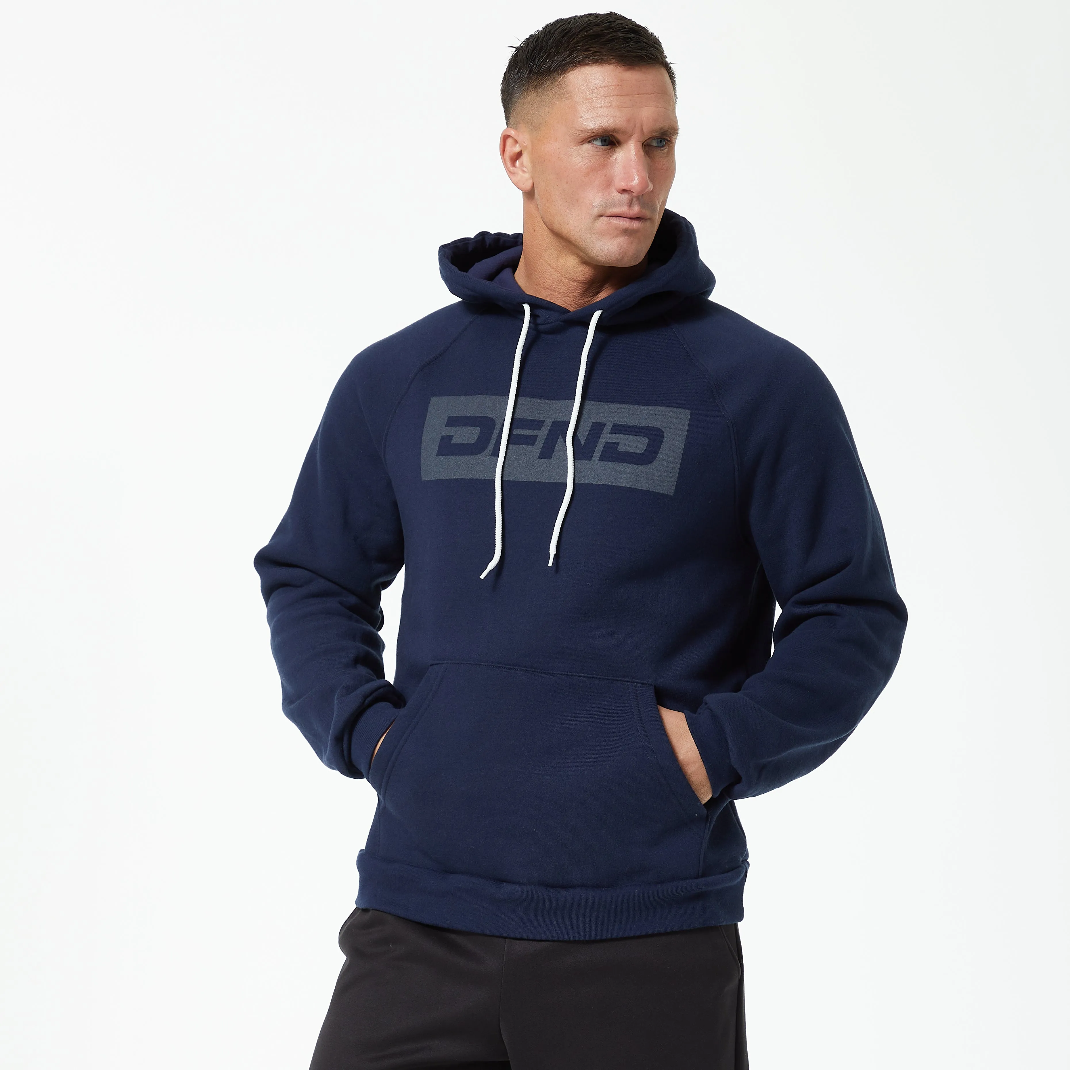 TITAN BLOCK LOGO FLEECE HOOD