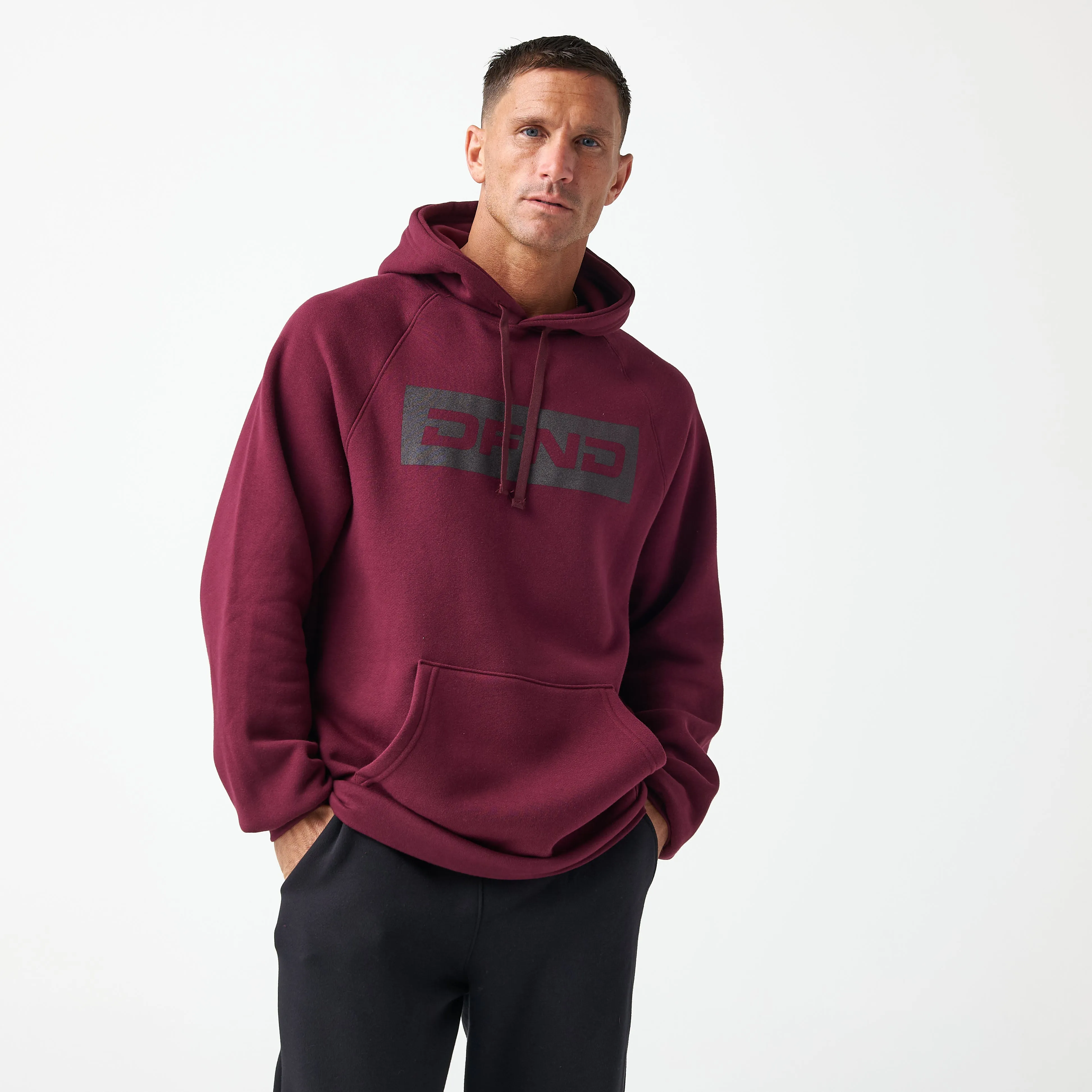 TITAN BLOCK LOGO FLEECE HOOD