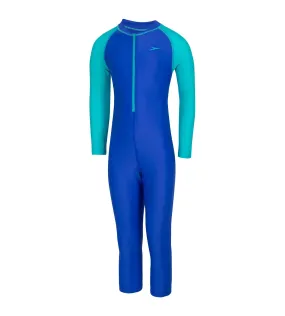 Tots Unisex Endurance All In One Suit - Deep Peri & Bali Blue