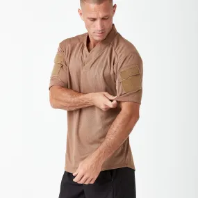 Tx SS SHIELD V NECK SUN SHIRT