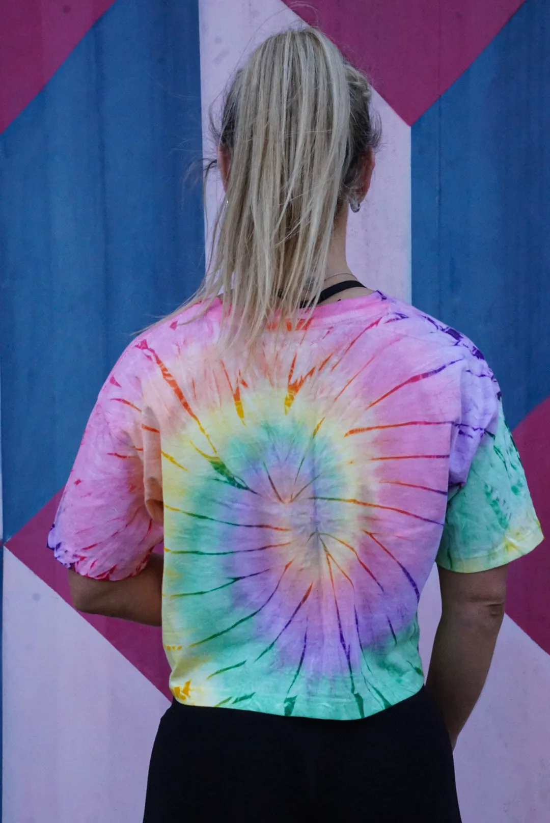 UGD Apparel 'SUMMER' Women's Loose Fit Tie Dye Crop Tee