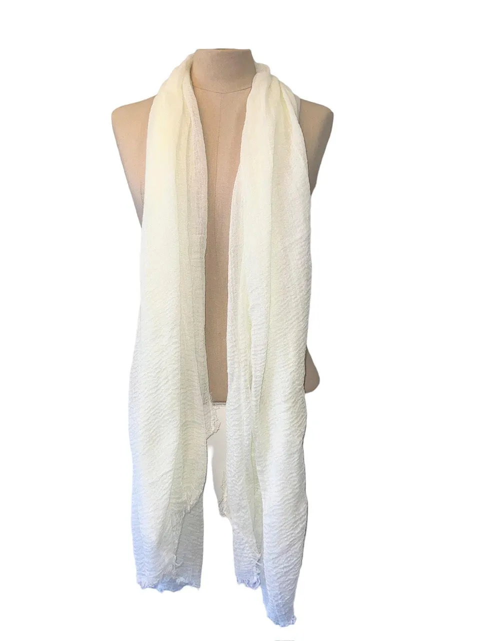 Wrap/Scarf in cream by Market Co