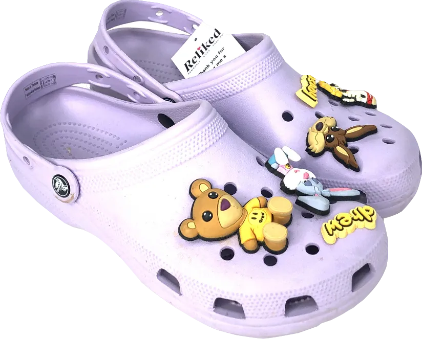 x Justin Bieber Drew House Purple Classic Crocs - RARE UK 10 EU 44 👞