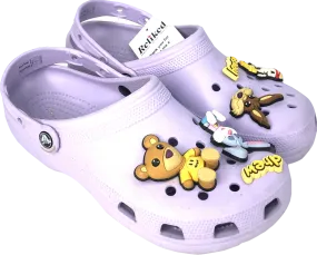 x Justin Bieber Drew House Purple Classic Crocs - RARE UK 10 EU 44 👞