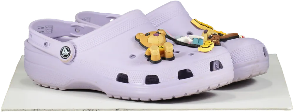 x Justin Bieber Drew House Purple Classic Crocs - RARE UK 10 EU 44 👞